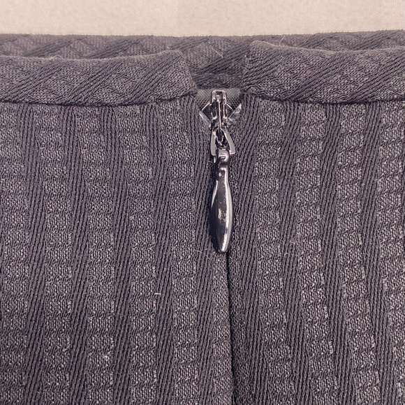 Evan Picone Womens Size 10 Pencil Skirt Tonal Black Stripe Career Office Busines - Picture 8 of 10